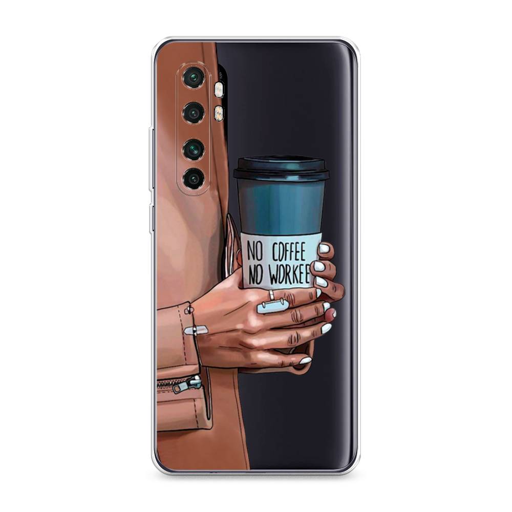 

Чехол Awog на Xiaomi Mi Note 10 lite "No coffee", Разноцветный, 38450-7