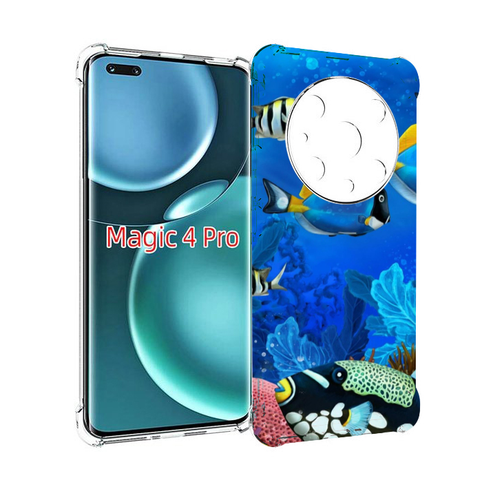 

Чехол MyPads Рыбки для Honor Magic4 Pro, Прозрачный, Tocco