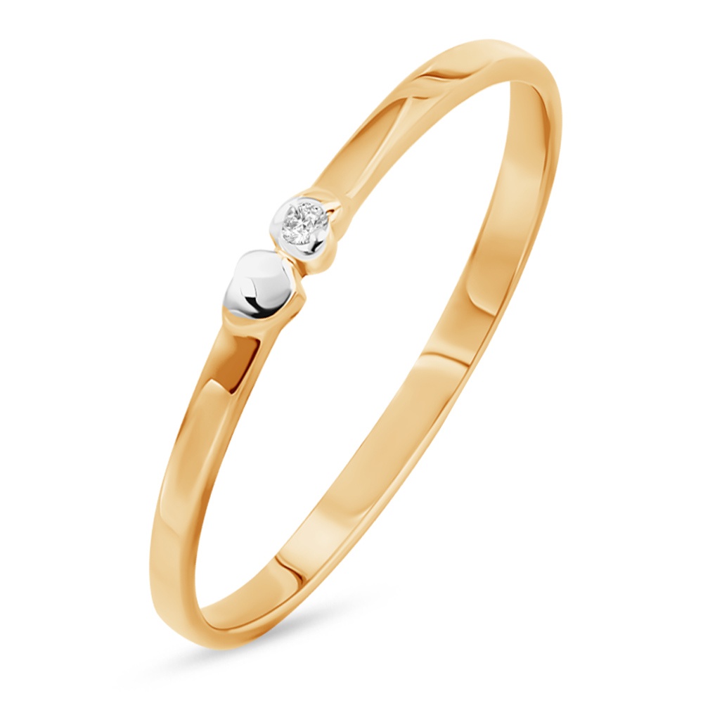 

Кольцо из золота р.  585Gold 301012303, фианит, 301012303