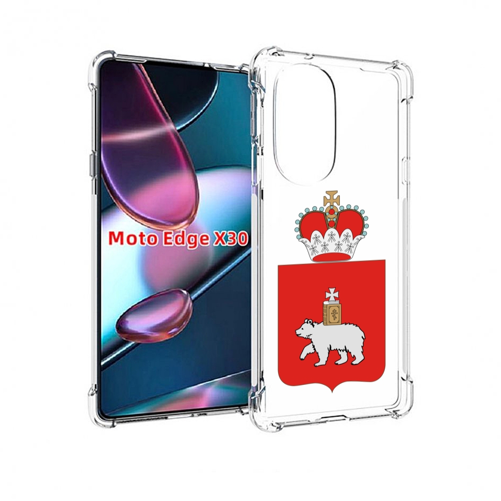

Чехол MyPads герб-пермскии-краи для Motorola Moto Edge X30, Прозрачный, Tocco