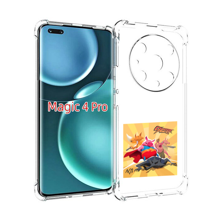 

Чехол MyPads Свиное рыло ЛСП для Honor Magic4 Pro, Прозрачный, Tocco