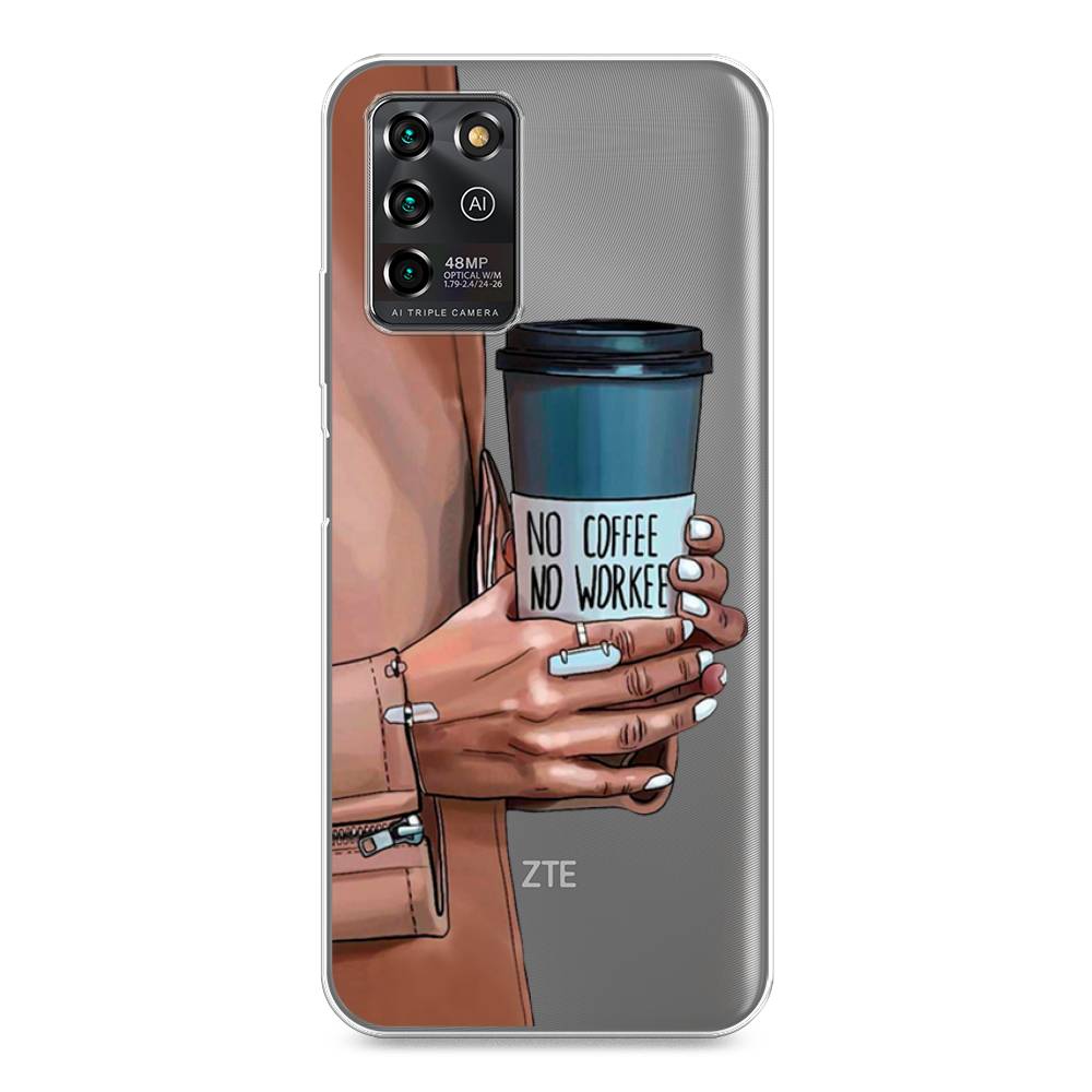 

Чехол Awog на ZTE Blade V30 Vita / ЗТЕ Блэйд V30 Vita "No coffee", Разноцветный, 135050-7