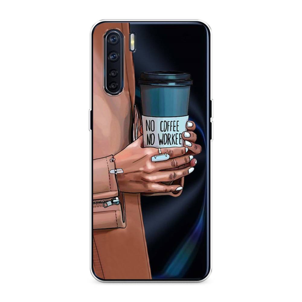 

Чехол Awog на Oppo A91 "No coffee", Разноцветный, 254250-7