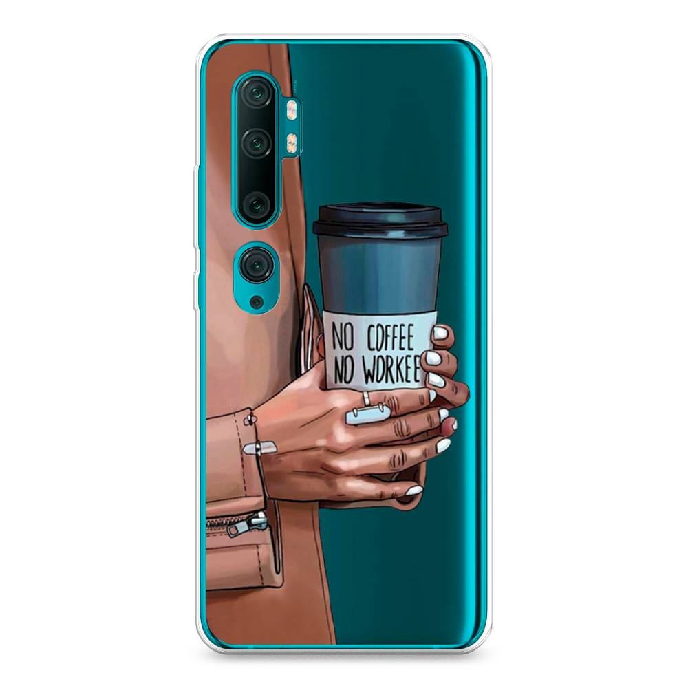 

Чехол Awog на Xiaomi Mi Note 10/Mi Note 10 Pro "No coffee", Разноцветный, 37350-7