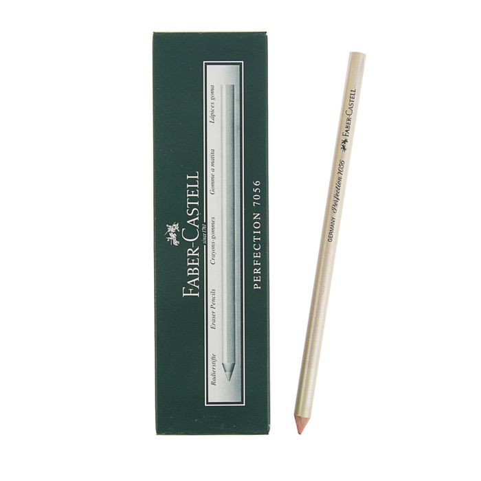 

Ластик-карандаш Faber-Castell Perfection 7056 для ретуши и точного стирания графита и угля, Бежевый