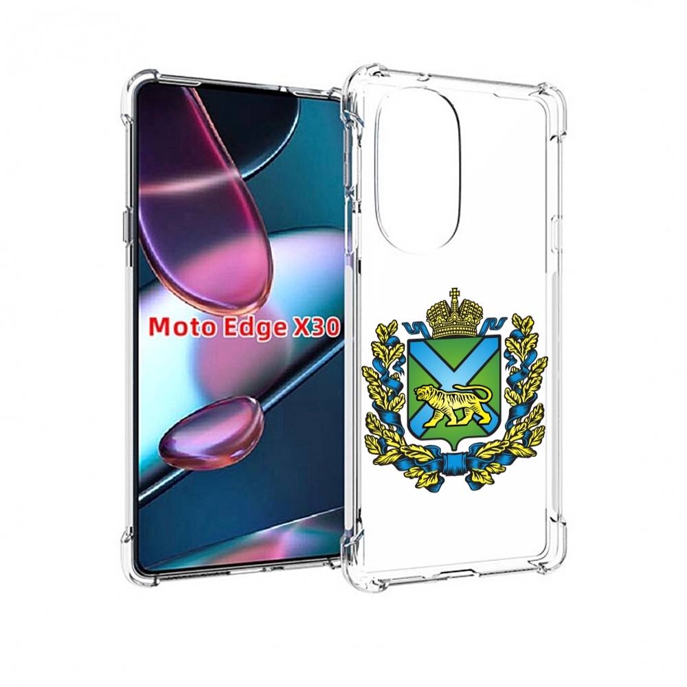

Чехол MyPads герб-приморскии-краи для Motorola Moto Edge X30, Прозрачный, Tocco