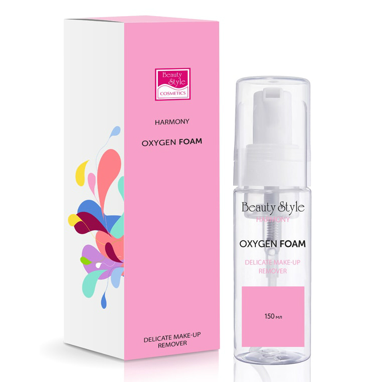 Кислородная пенка для умывания с хлопком Beauty Style Harmony 150 мл