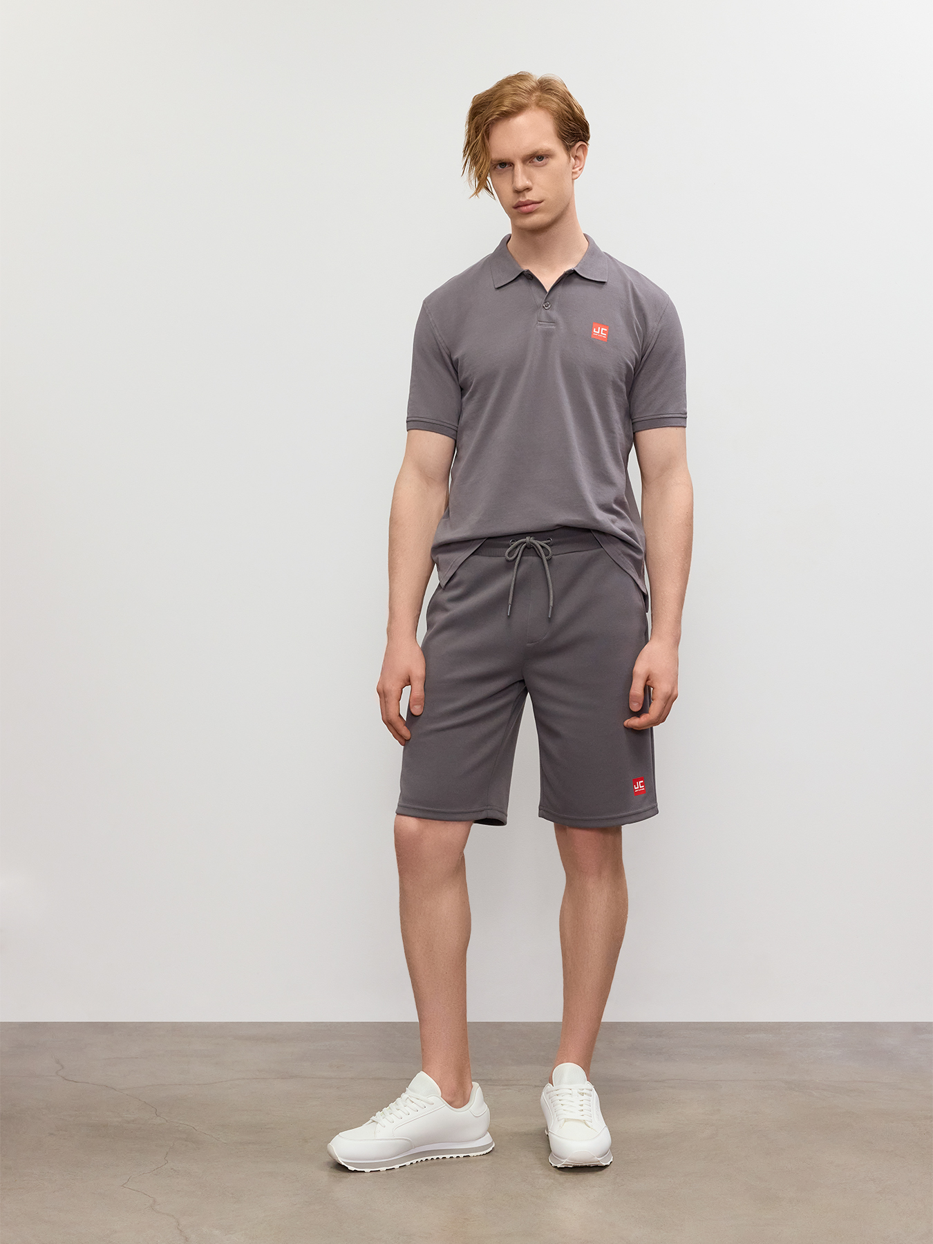 

Шорты мужские Just Clothes 000000385 серые 56 RU, Серый, 000000385