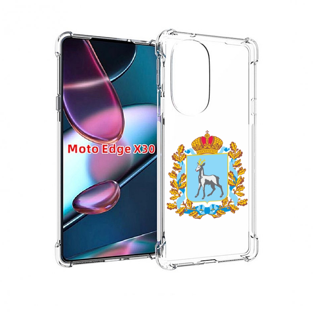 

Чехол MyPads герб-самарская-область для Motorola Moto Edge X30, Прозрачный, Tocco