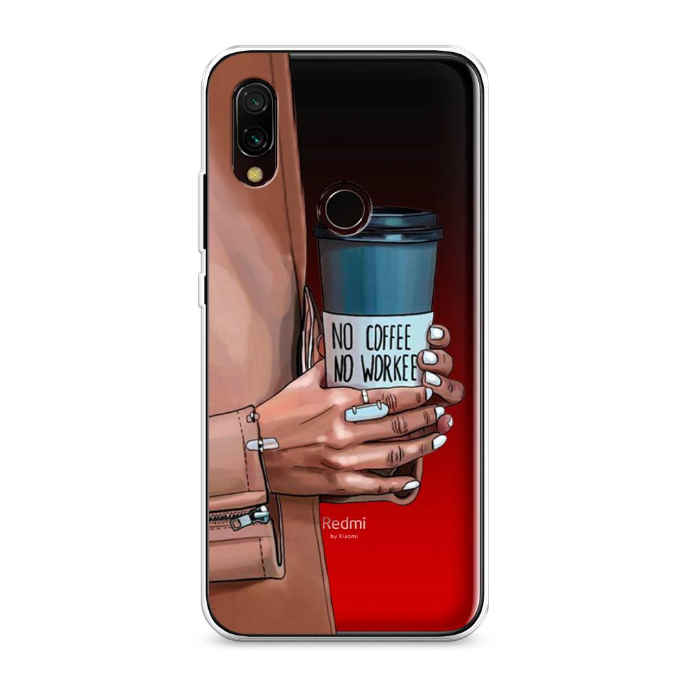 

Чехол Awog на Xiaomi Redmi 7 "No coffee", Разноцветный, 35050-7