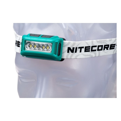 фото Налобный фонарь nitecore nu10cri, зеленый / черный