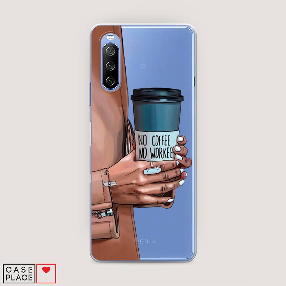 

Чехол Awog на Sony Xperia 10 III "No coffee", Разноцветный, 54950-7