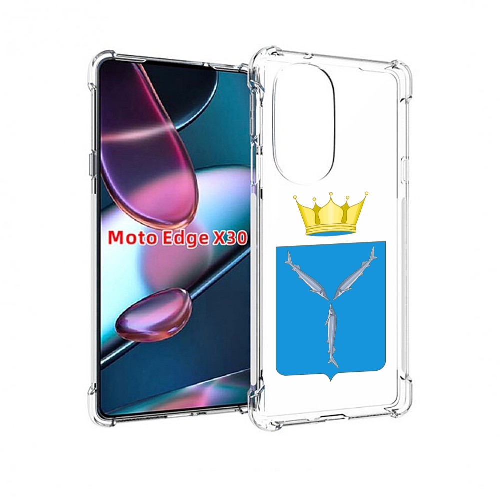 

Чехол MyPads герб-саратовская-область для Motorola Moto Edge X30, Прозрачный, Tocco