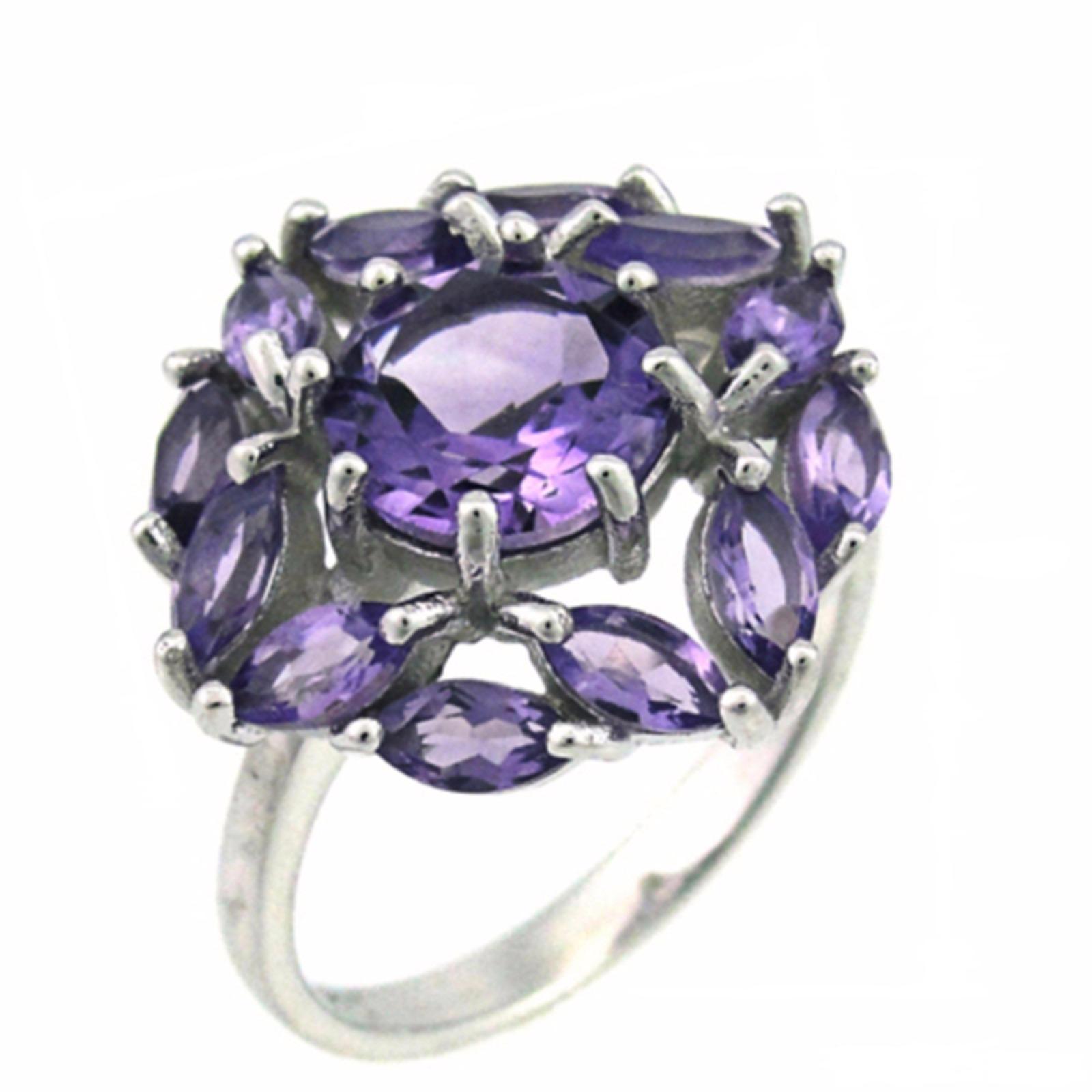

Кольцо из серебра с аметистом р. 20 Balex Jewellery 1405937052, 1405937052