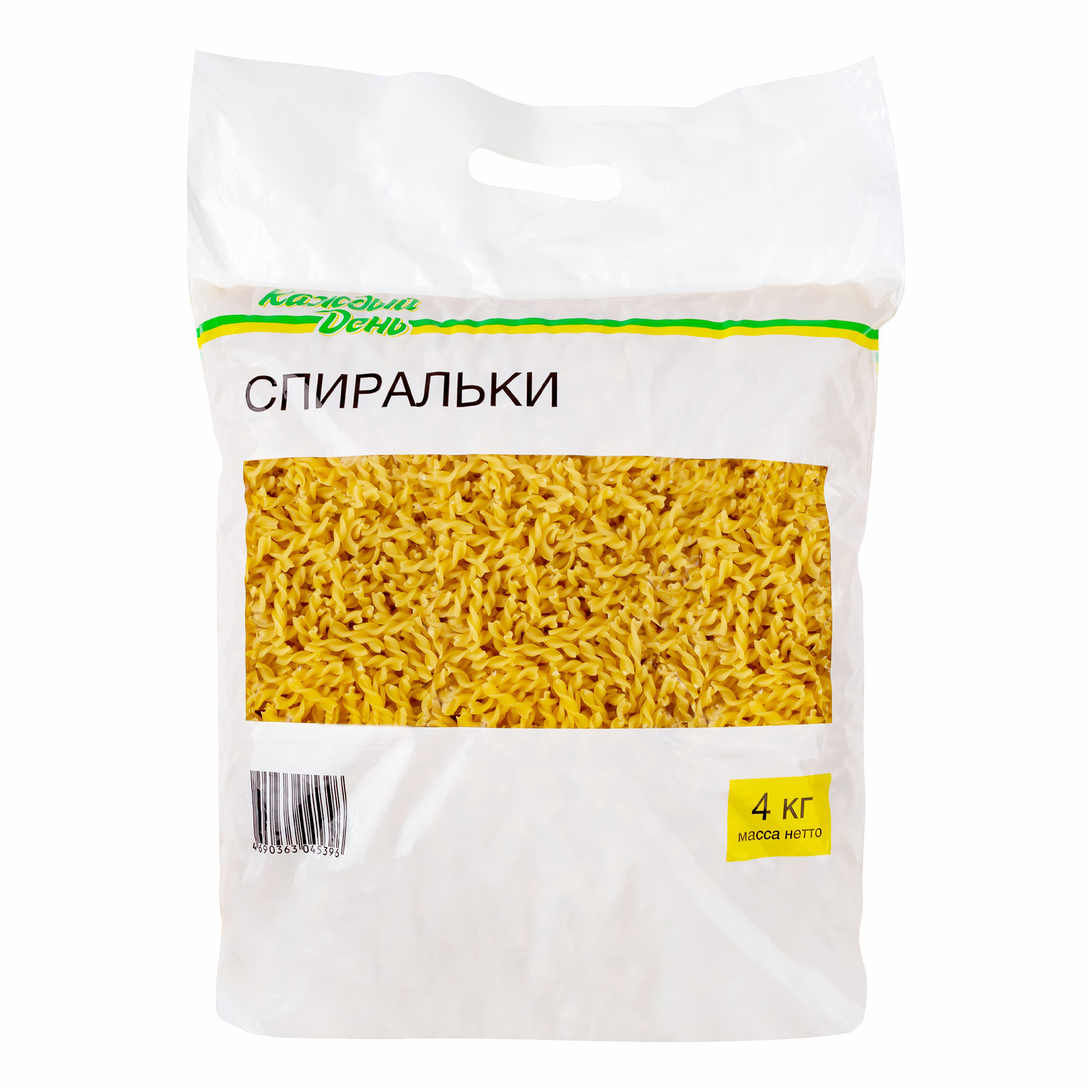 

Макаронные изделия Каждый День Спиральки 4 кг
