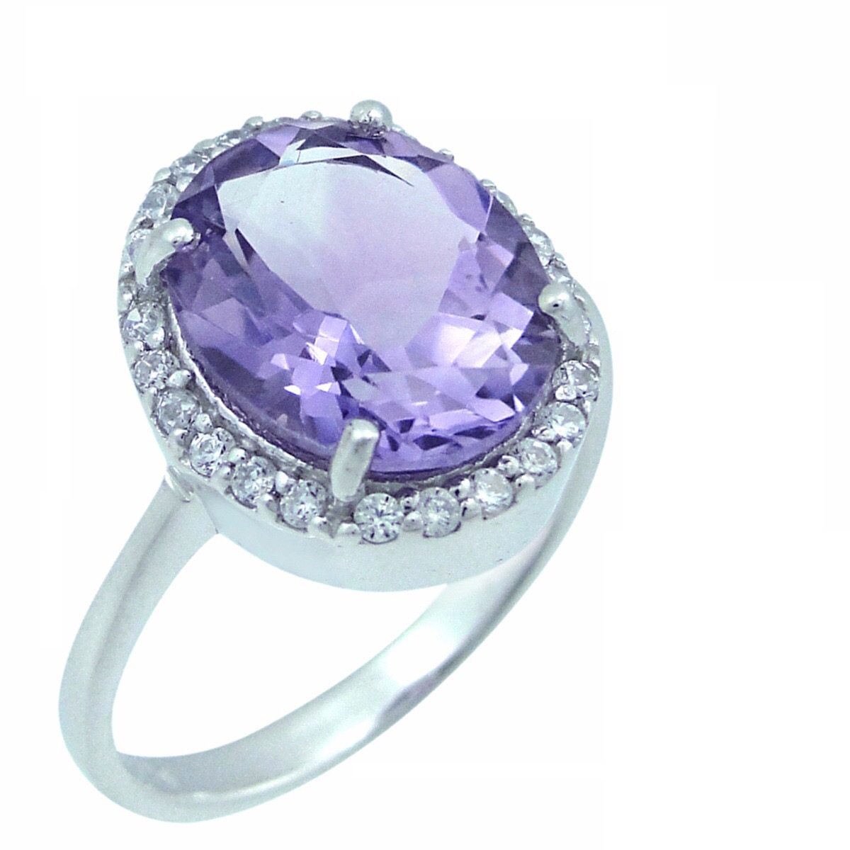 

Кольцо из серебра р.  Balex Jewellery 1405937372, аметист/фианит, 1405937372