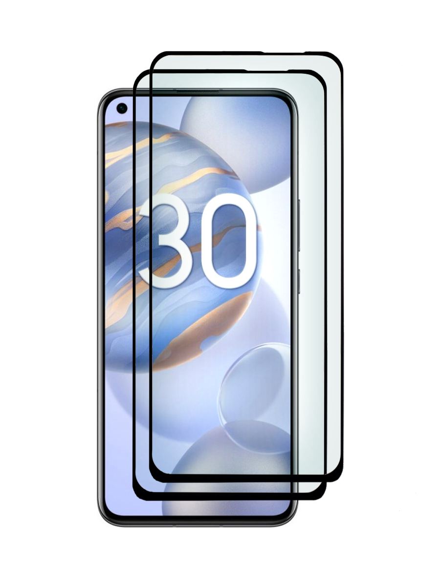 

Защитное стекло Zibelino 5D для Honor 30 черный, с рамкой, ZTG2-5D-HUA-HON-30
