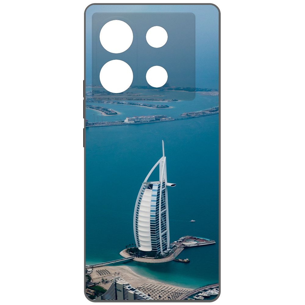 

Чехол-накладка Krutoff Soft Case ОАЭ, Бурдж-эль-Араб для INFINIX Zero 30 5G черный