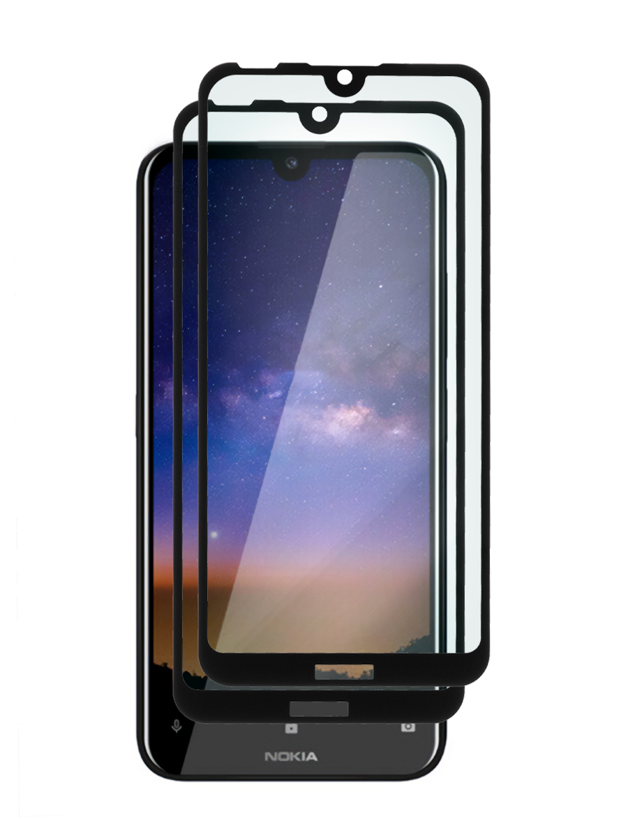 

Защитное стекло Zibelino 5D для Nokia 2.2 черный, с рамкой, ZTG2-5D-NOK-2.2