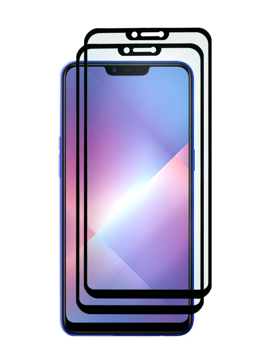 

Защитное стекло Zibelino 5D для Oppo A5 черный, с рамкой, комплект 2шт, ZTG2-5D-OPPO-A5