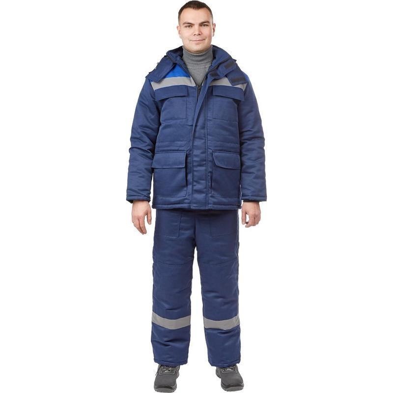 

Костюм рабочий NoBrand 1112658-K синий 60-62, 170-176
