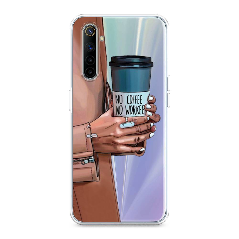 

Чехол Awog на Realme 6 "No coffee", Разноцветный, 252750-7