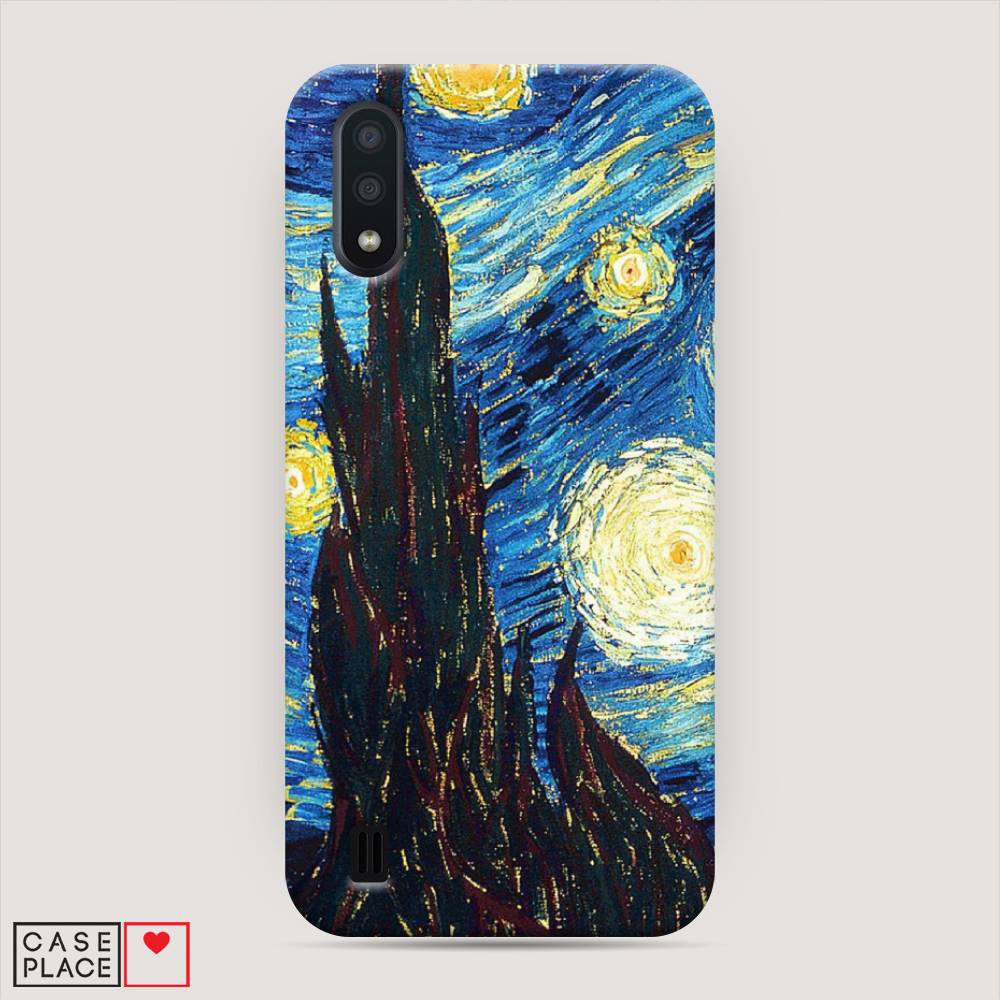 

Пластиковый чехол "Ван Гог Звездная ночь" на Samsung Galaxy A01