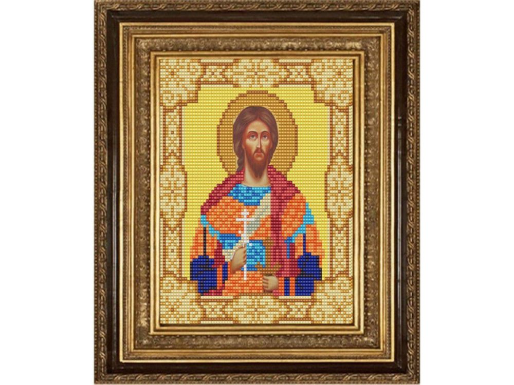 фото Рисунок на ткани «св.никита» конёк