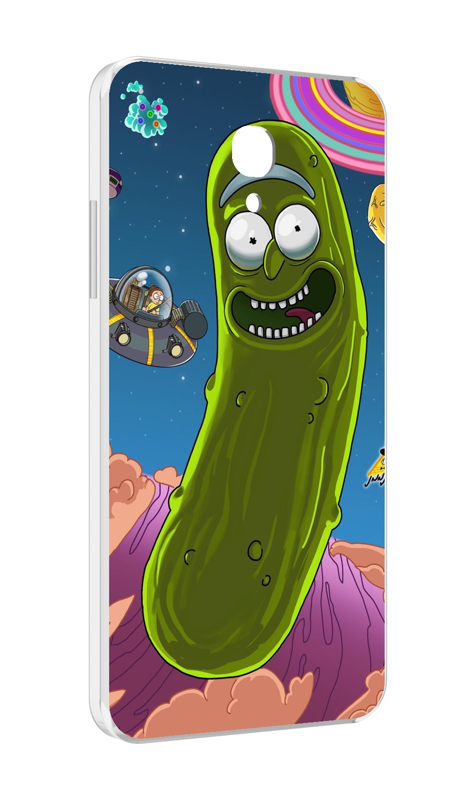 

Чехол MyPads Рик огурец для Lenovo Vibe P2 5.5 (P2a42), Прозрачный, Tocco