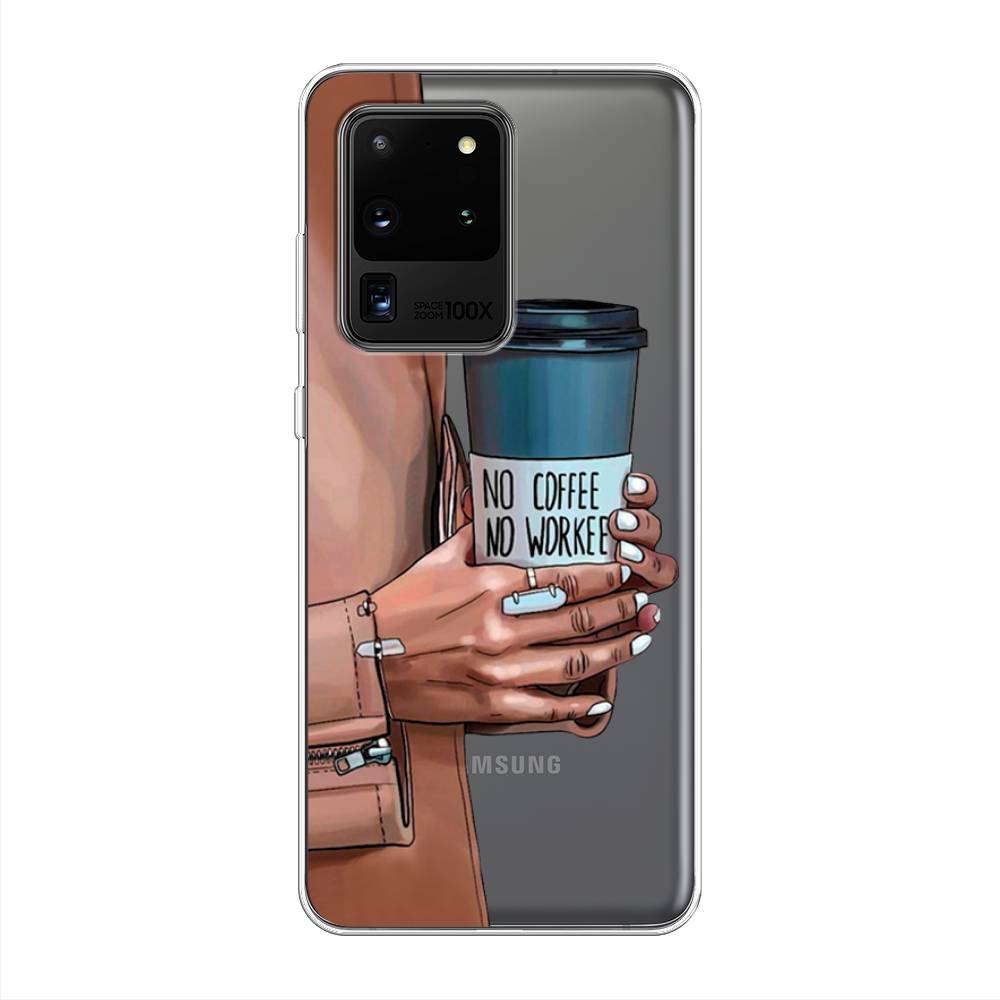 

Чехол Awog на Samsung Galaxy S20 Ultra "No coffee", Разноцветный, 29450-7