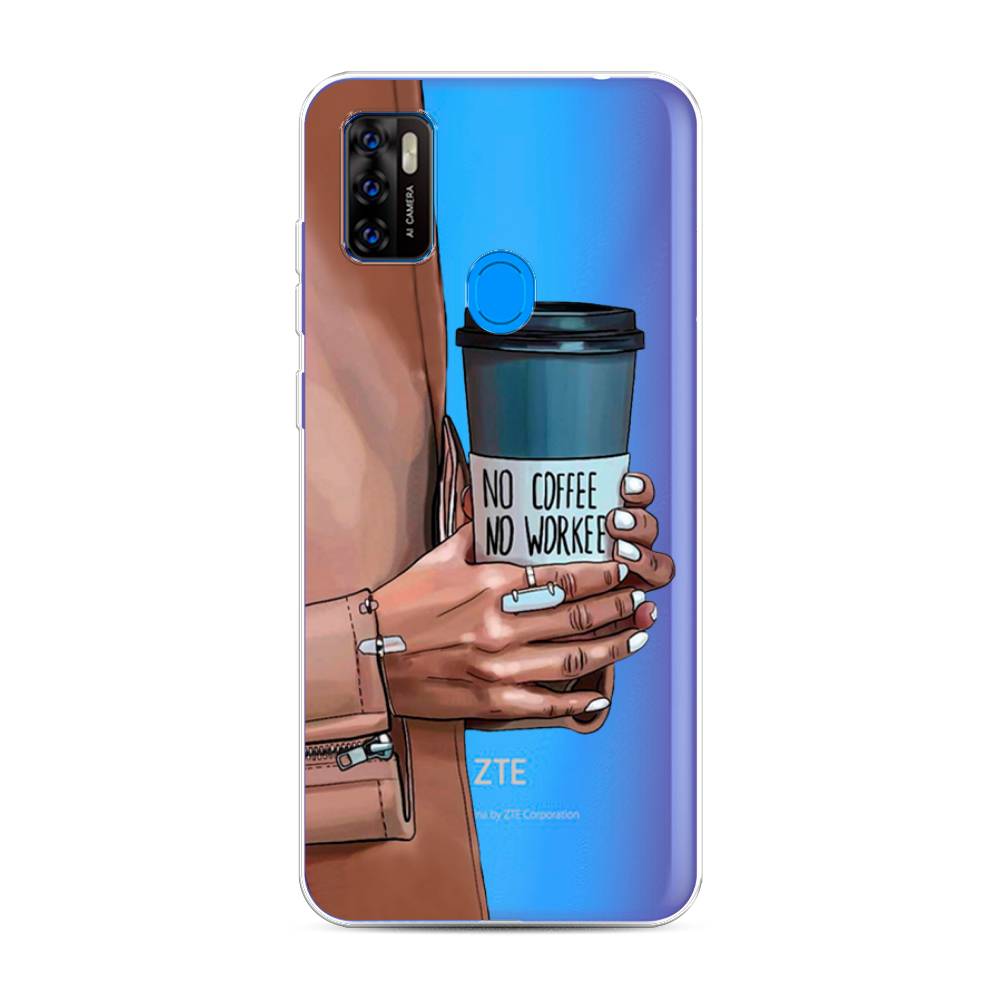 

Чехол Awog на ZTE Blade A7s 2020 / ЗТЕ Блэйд A7s 2020 "No coffee", Разноцветный, 133950-7