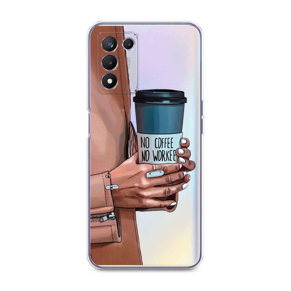 

Чехол Awog на Realme Q3s "No coffee", Разноцветный, 257950-7