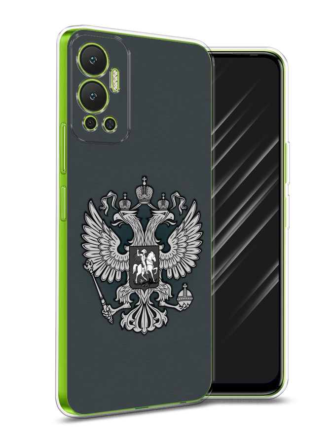 

Чехол Awog на Infinix Hot 12 "Герб России серый", Разноцветный, 3101350-5