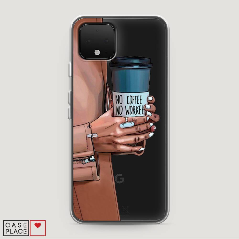

Чехол Awog на Google Pixel 4 "No coffee", Разноцветный, 270250-7