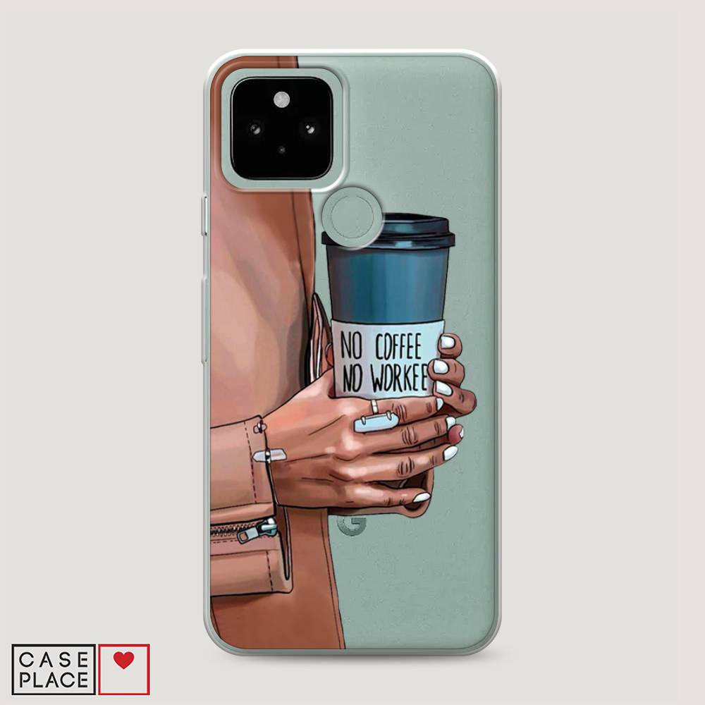 

Чехол Awog на Google Pixel 5 "No coffee", Разноцветный, 270750-7