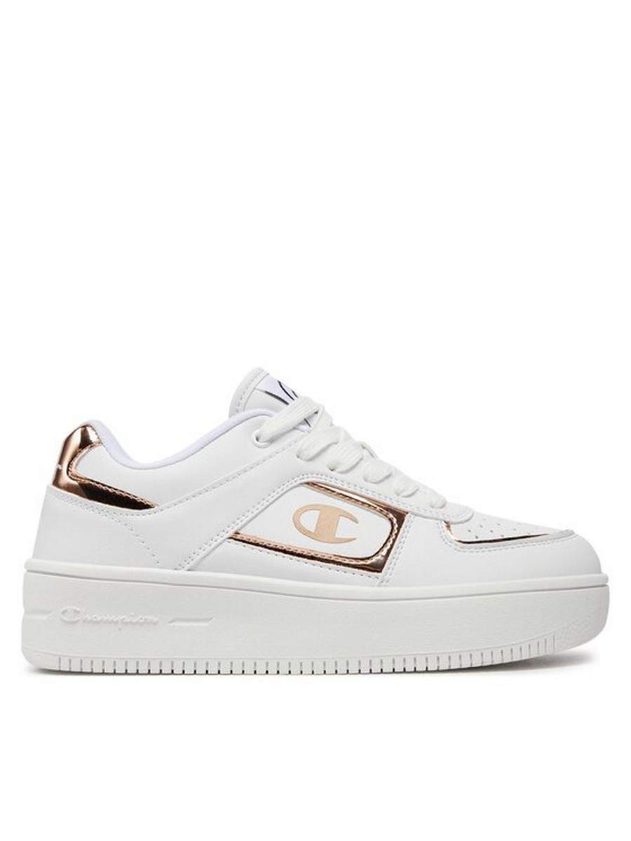 Кеды женские Champion Foul Play Plat Element Slick Low Cut Shoe белые 39 EU 17768₽