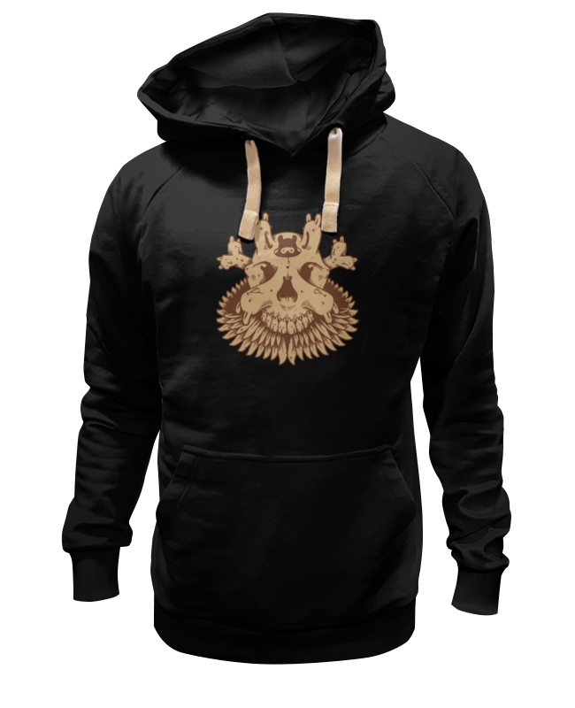 

Худи унисекс Printio Scull / череп черное XL, Черный, Scull / череп