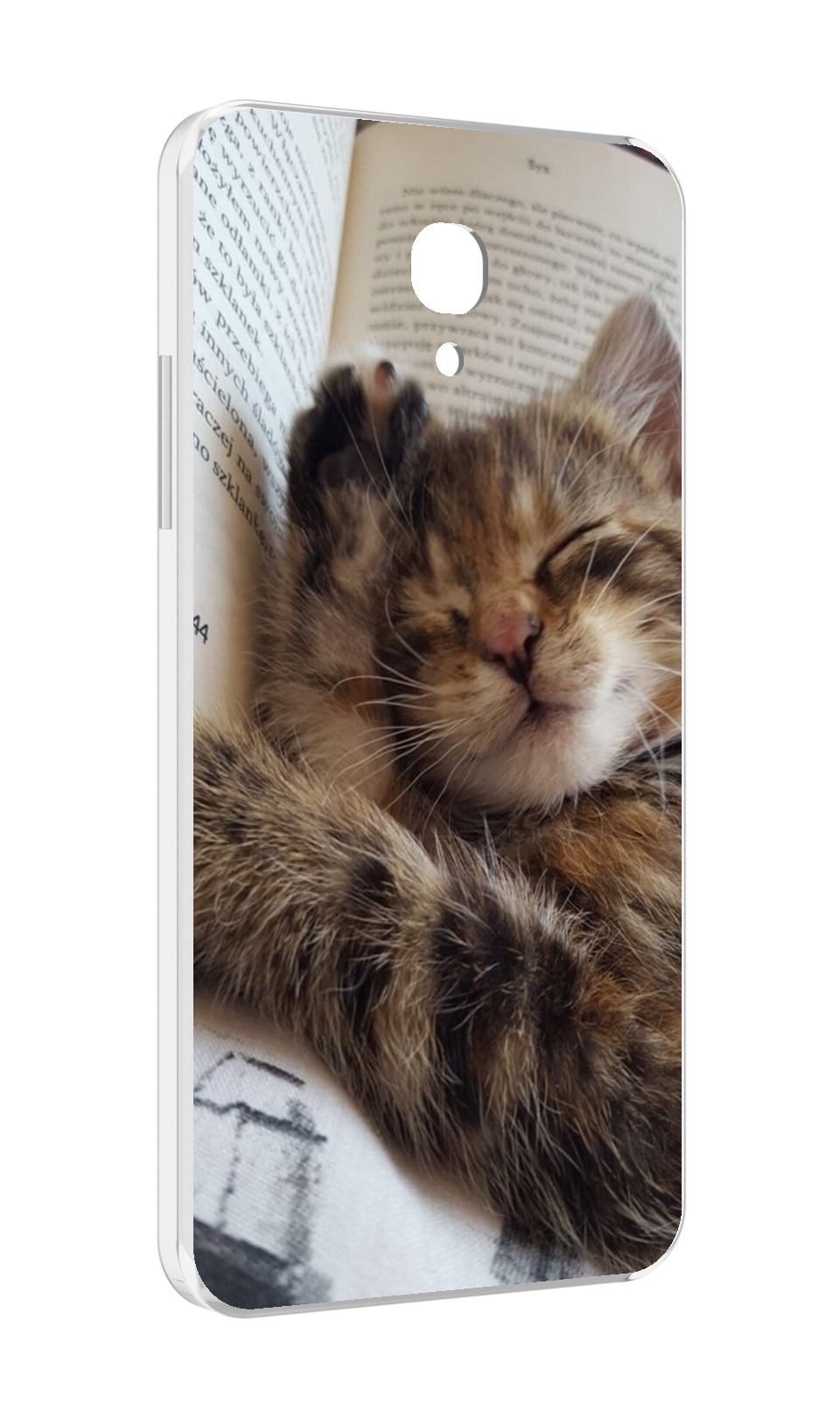 

Чехол MyPads Спящий-котенок для Lenovo Vibe P2 5.5 (P2a42), Прозрачный, Tocco