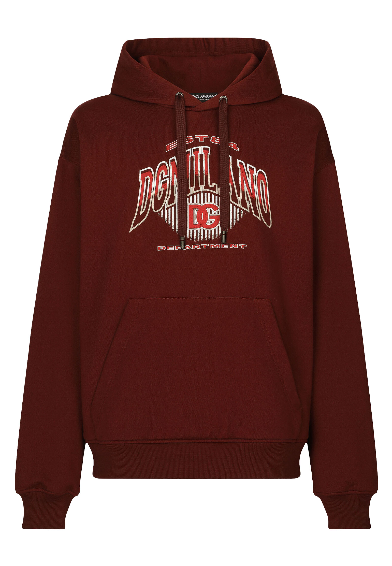 

Худи мужское DOLCE&GABBANA 179135 бордовое 54 IT, Бордовый, 179135
