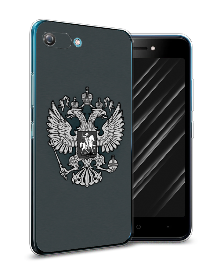 

Чехол Awog на Itel A25/A35 "Герб России серый", Разноцветный, 3200250-5