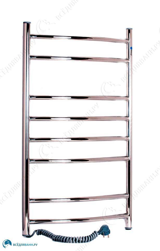 

Полотенцесушитель электрический Navin Камелия 800х480 Без терморегулятора (Хром / Слева), Камелия