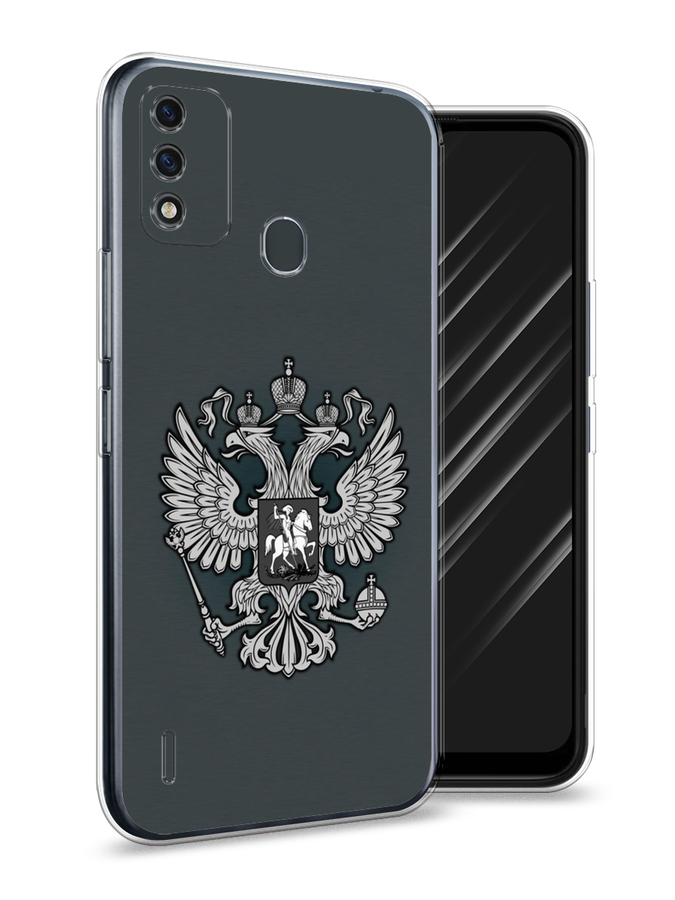 

Чехол Awog на Itel A48 "Герб России серый", Разноцветный, 3200150-5