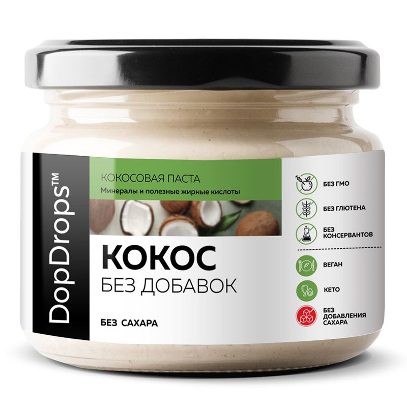 

DopDrops Кокос без добавок, 250 г