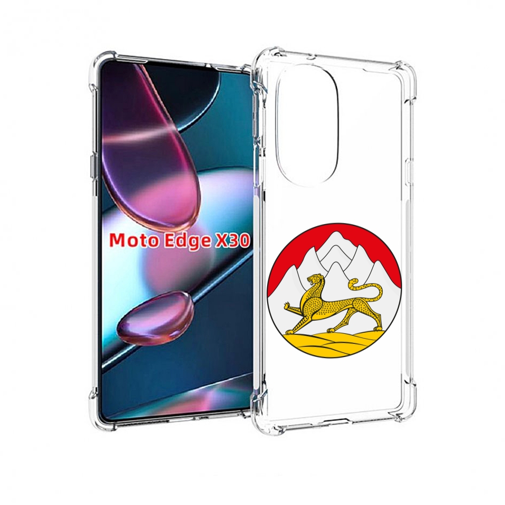 

Чехол MyPads герб-северная-осетия для Motorola Moto Edge X30, Прозрачный, Tocco