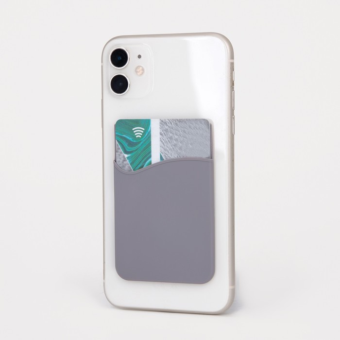

Визитница женская NoBrand 9119000, серый, 9119000