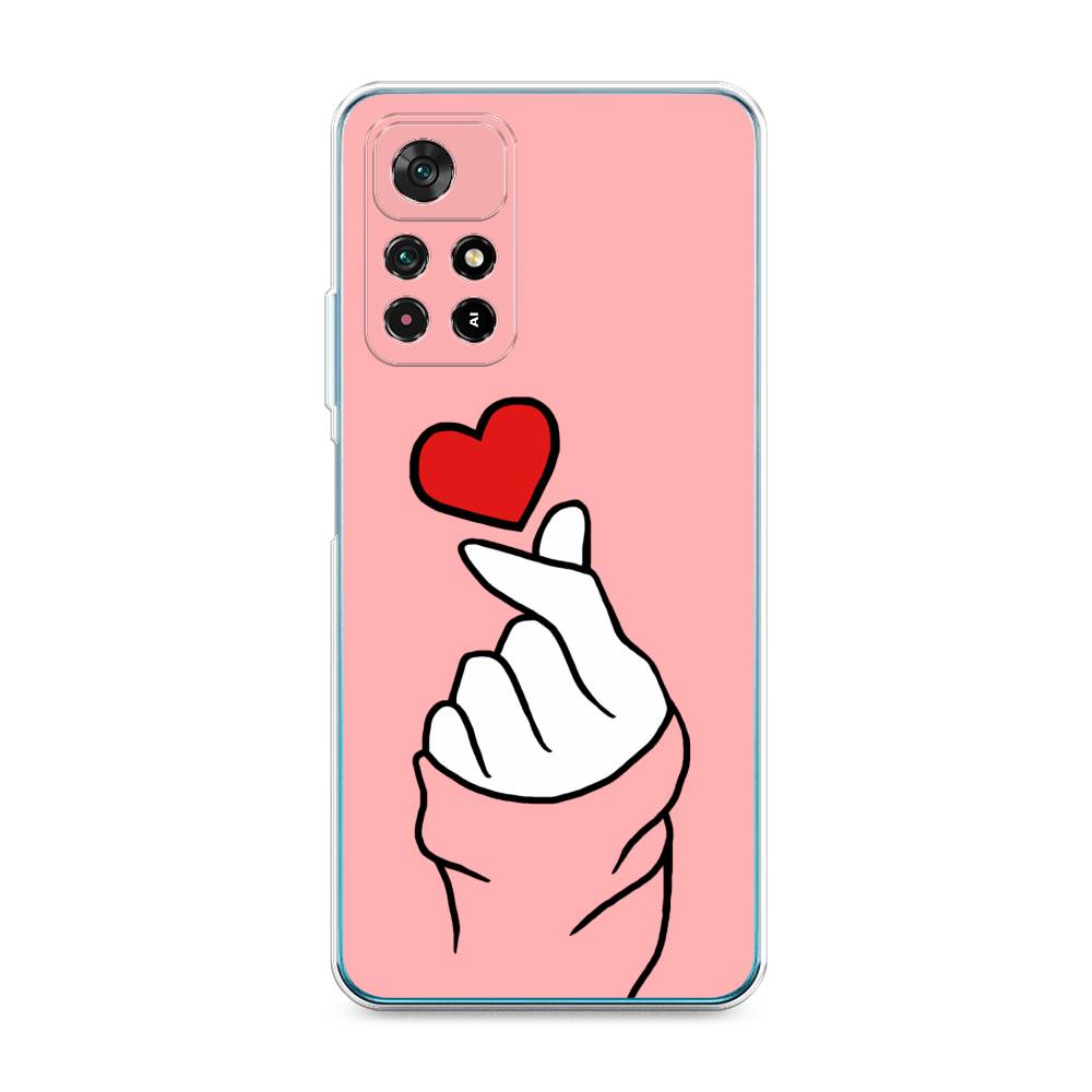 

Чехол Awog на Poco M4 Pro 5G/Redmi Note 11S 5G "Милое сердечко", Разноцветный, 311850-7