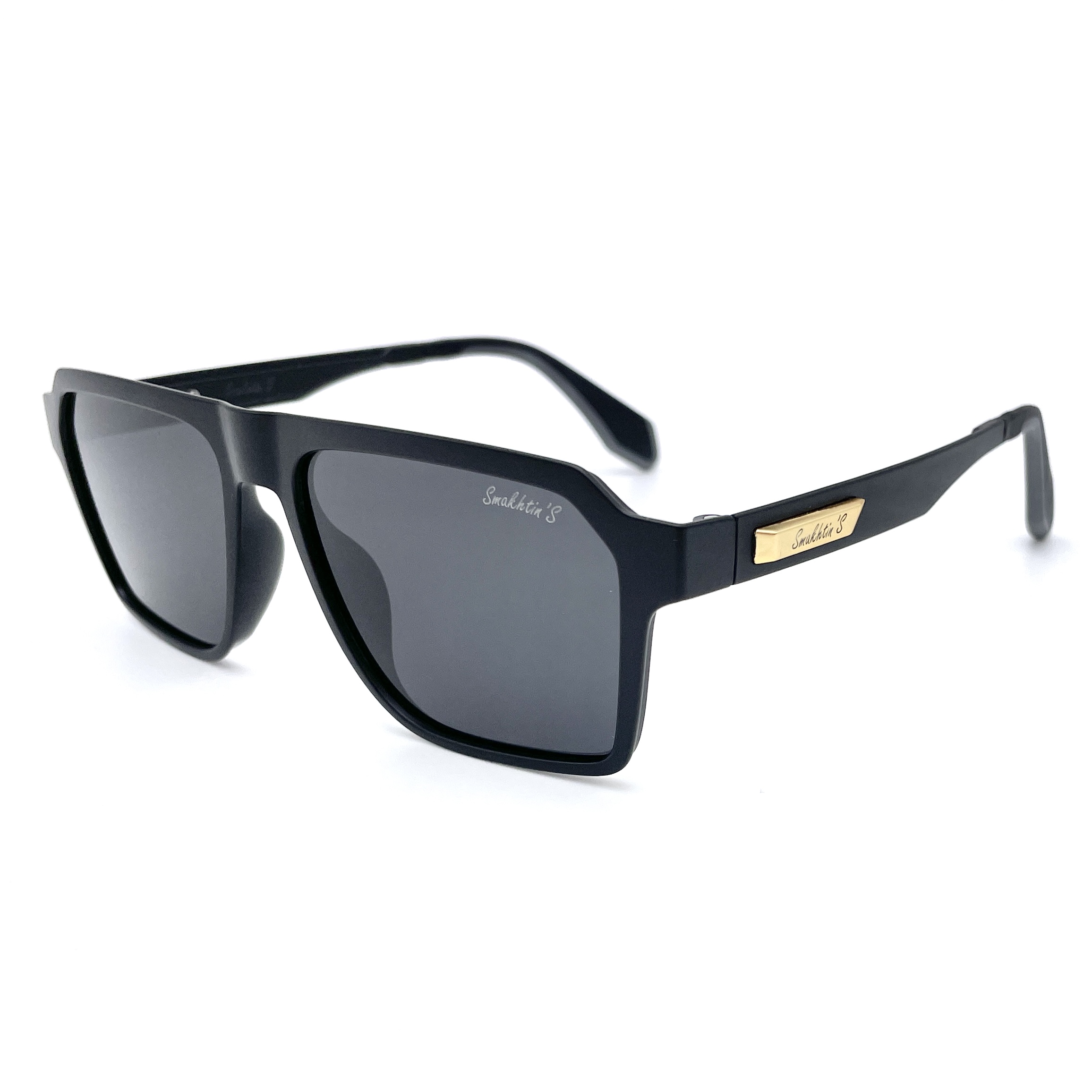 Солнцезащитные очки унисекс Smakhtin'S eyewear & accessories J896 черные