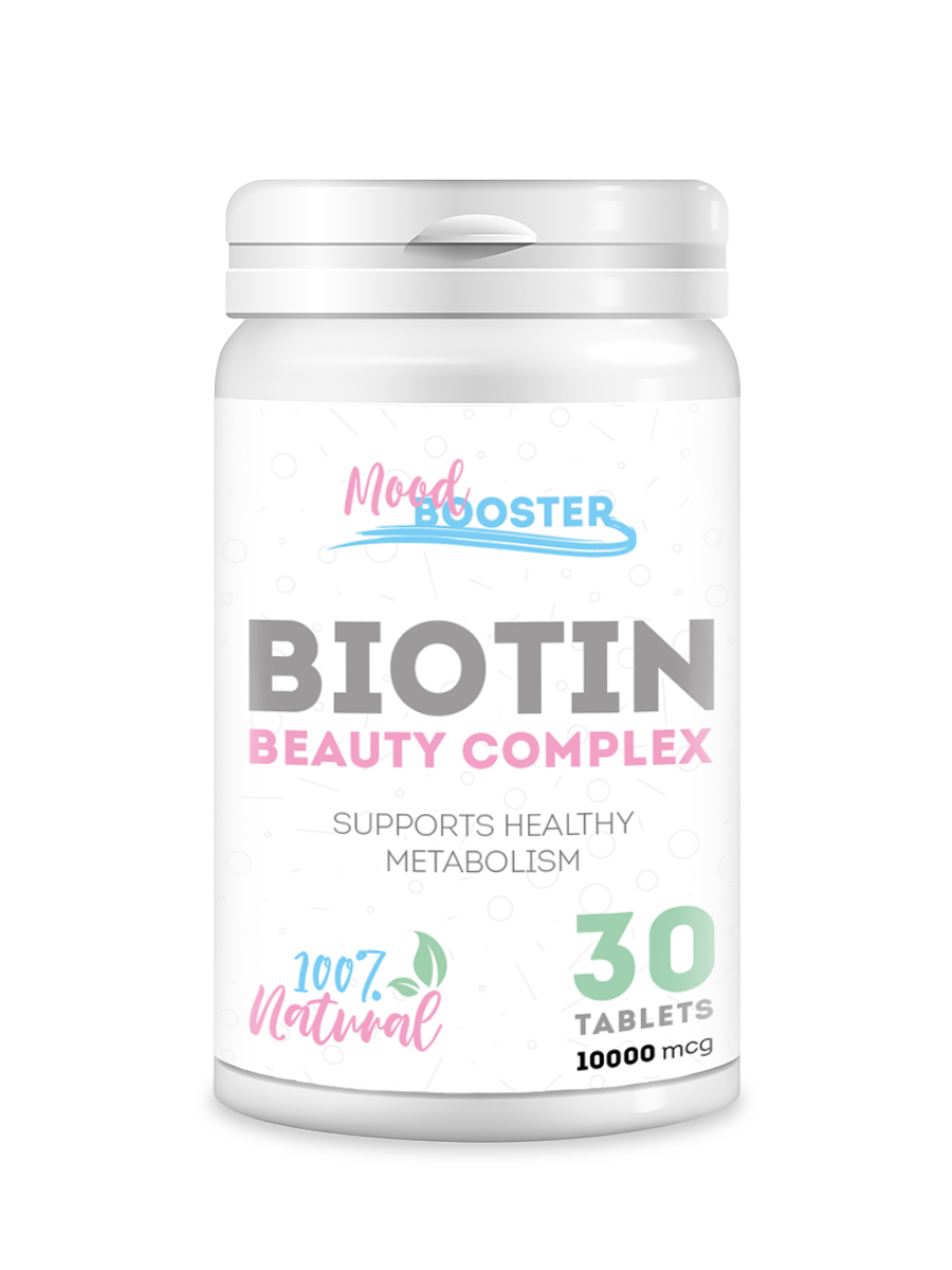 Биотин MoodBooster 10000мкг 30 таблеток
