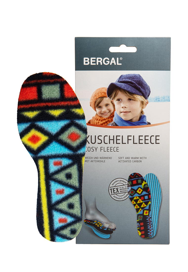 Стельки для обуви детские BERGAL Cosy Fleece KIDS 22