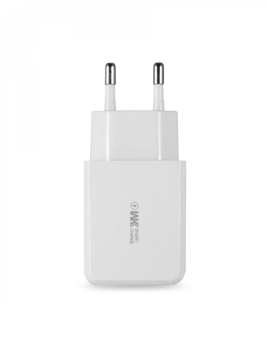 фото Сетевое зарядное устройство wk suda wp-u60i, 2 usb, 2,4 a, white